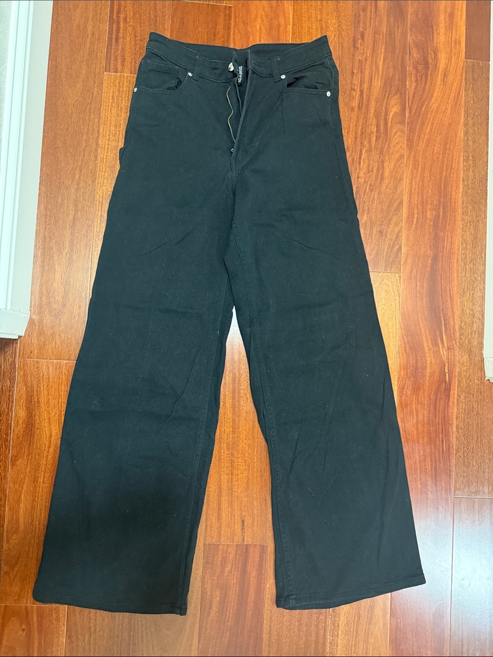 H&M Divided Black High-Waist Jeans (TALL)